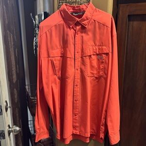 Under Armour Vibrant orange Long Sleeve Shirt